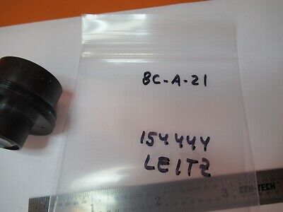 LEITZ WETZLAR BRASS MOUNTED LENS PLOE 154444 MICROSCOPE PART AS PICTURED 8C-A-21