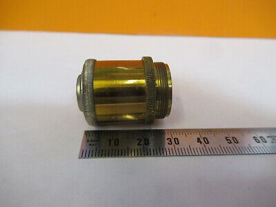 ANTIQUE CARL ZEISS BRASS POLARIZER OBJECTIVE MICROSCOPE PART AS PICTURED P9-A-44