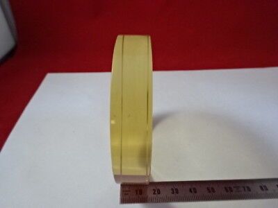 OPTICAL FLAT ZERODUR 3" DIA UNCOATED 1/10 WAVE LASER OPTICS AS PICTURED &6-A-23