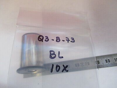 ANTIQUE 10X BAUSCH LOMB EYEPIECE LENS OCULAR MICROSCOPE PART AS PICTURED Q3-B-73