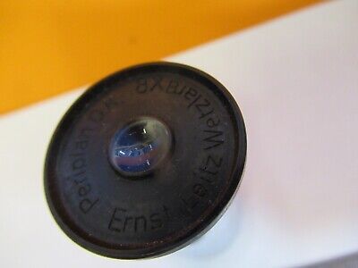 ANTIQUE ERNST LEITZ EYEPIECE 8X MICROSCOPE PART OPTICS AS PICTURED &8M-A-42