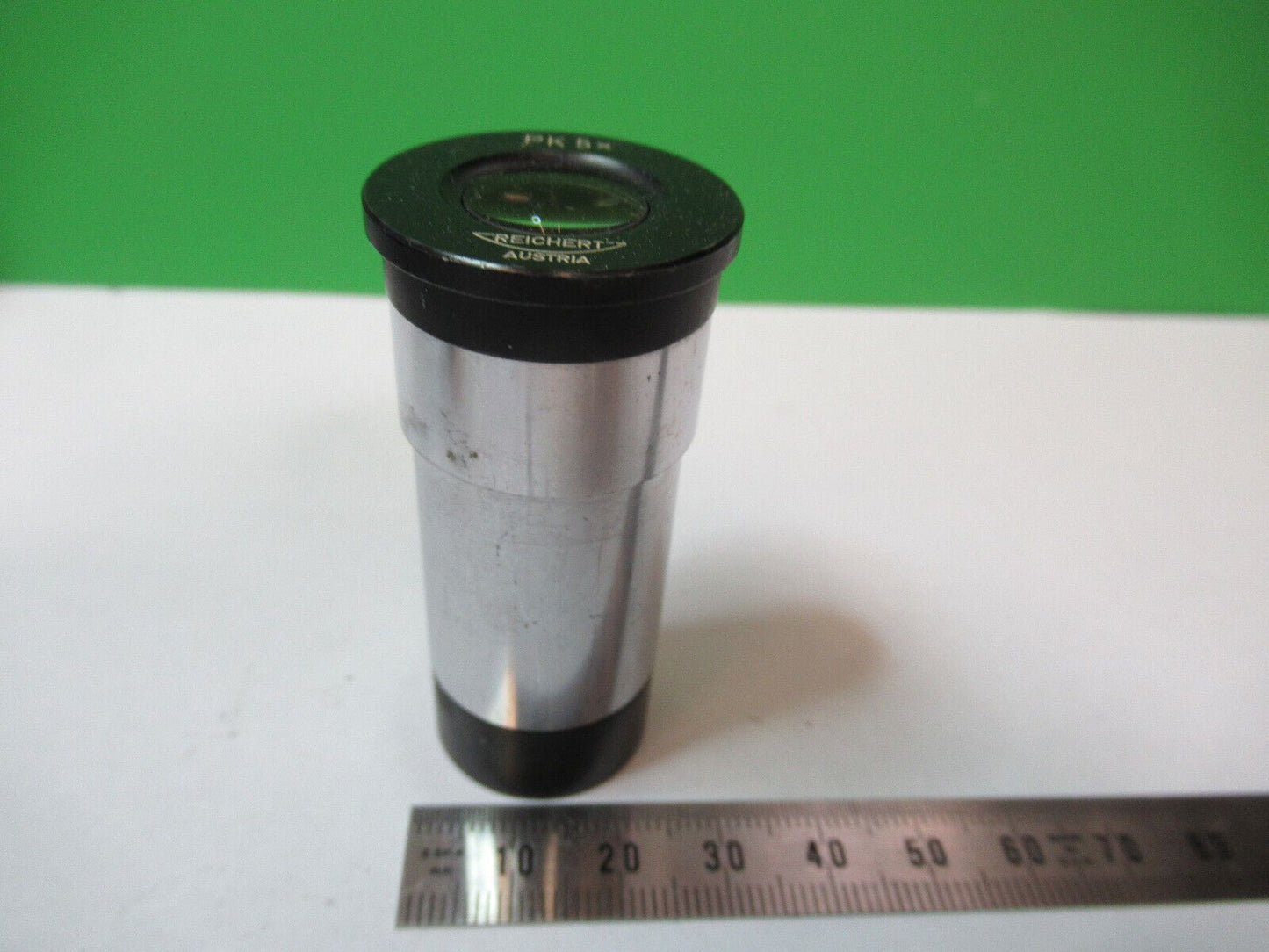 REICHERT AUSTRIA PK 5X EYEPIECE LENS MICROSCOPE PART AS PICTURED R2-A-40