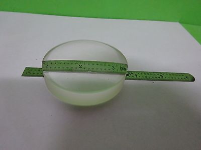 OPTICAL LARGE LENS PLANO CONVEX LASER OPTICS AS IS BIN#W8-23