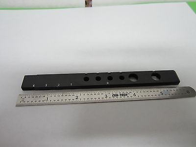 OPTICAL MICROSCOPE PART LEITZ FILTER SLIDE ?? OPTICS BIN#46-L-10