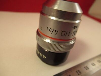 ZEISS POL OBJECTIVE EPIPLAN HD 4X /160 MICROSCOPE PART AS PICTURED #FT-4-127