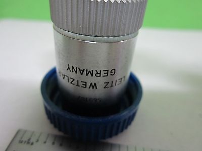 MICROSCOPE PART OBJECTIVE LEITZ GERMANY  HL 20X INFINITY OPTICS AS IS S9-34