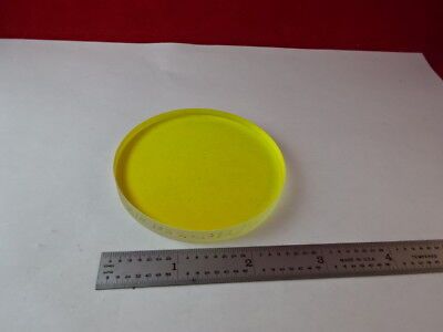 OPTICAL COATED FILTER FLAT LENS LASER HP2500 OPTICS AS IS #89-86