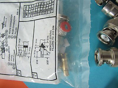 LOS 13 STÜCKE BNC HF-MIKROWELLEN-ANSCHLÜSSE T BNC WIE BESEHEN BIN#B8-12