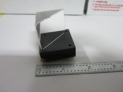 OPTICAL MICROSCOPE PART DMR LEICA MOUNTED MIRROR OPTICS AS IS BIN#D2-P-17