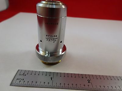 MICROSCOPE PART OBJECTIVE L32X LEITZ GERMANY OPTICS AS IS BIN#R2-C-08