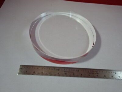 OPTICAL ZYGO FLAT FUSED SILICA 4" DIAMETER OPTICS AS IS #91-46