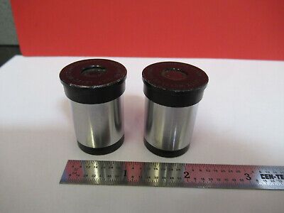 LEITZ GERMANY PAIR NF 10X EYEPIECE OPTICS MICROSCOPE PART AS PICTURED &B6-A-10