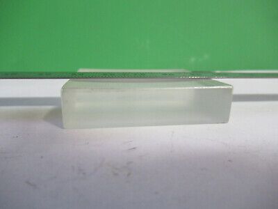 OPTICAL FROSTED GLASS BLOCK, one side polished pl-pl OPTICS AS PICTURED Z1-A-102