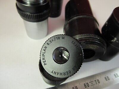 FOR PARTS LOT EYEPIECES ASSORTED OPTICS MICROSCOPE PART AS PICTURED &8-B-67