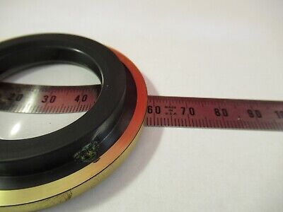 ZEISS GERMANY BRASS MOUNTED LENS MICROSCOPE PART OPTICS AS PICTURED &12-A-61