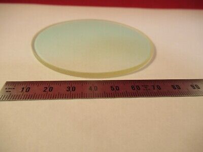 OPTICAL COATED FLAT GLASS FILTER OPTICS AS PICTURED &19-B-02