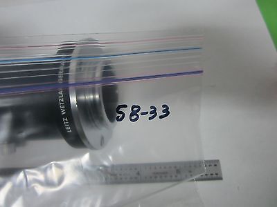 LEITZ GERMANY CAMERA PORT ADAPTER FOR MICROSCOPE OPTICS AS IS BIN#58-33