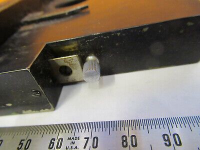 ANTIQUE ERNST LEITZ STAGE XY TABLE GERMANY MICROSCOPE PART AS PICTURED 8Y-A-53