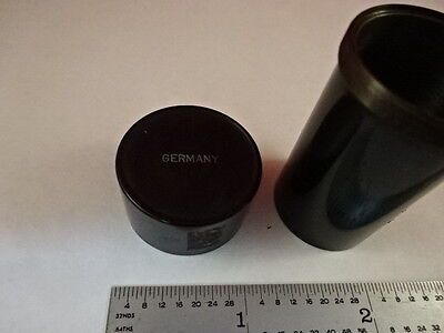 EMPTY ANTIQUE MICROSCOPE OBJECTIVE CONTAINER 50 GERMANY AS IS #K8-C-05