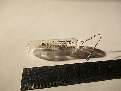 ANTIQUE QUARTZ RADIO CRYSTAL MORION GLASS HOLDER FREQUENCY CONTROL #F4-A-76