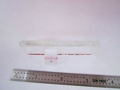 OPTICAL PRISM ATTACHED TO GLASS SLAB ?? LASER OPTICS BIN #7C