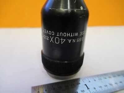 BAUSCH LOMB OBJECTIVE 40X /215mm OPTICS MICROSCOPE PART AS PICTURED &G1-A-58