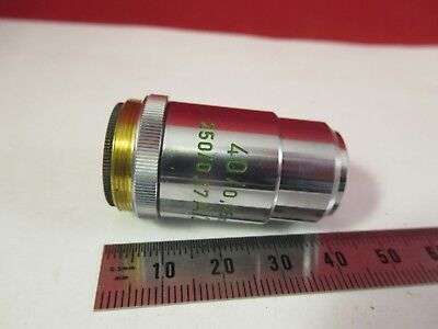 REICHERT AUSTRIA OBJECTIVE 40X /250 OPTICS MICROSCOPE PART AS PICTURE &FT-4-22