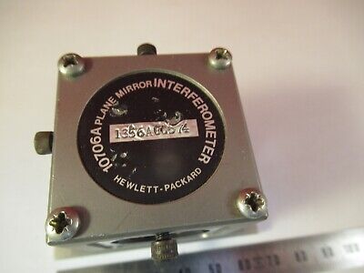 HP 10706A PLANE MIRROR INTERFEROMETER LASER OPTICS HEWLETT AS PICTURED &8-A-45