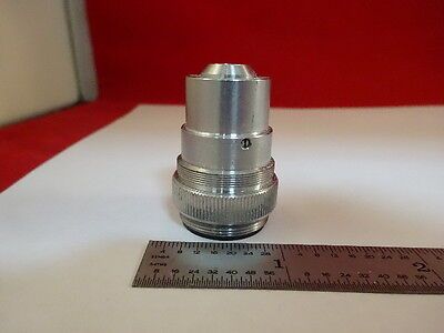 MICROSCOPE PART OBJECTIVE UNKNOWN MAKER OPTICS AS IS #P6-C-12