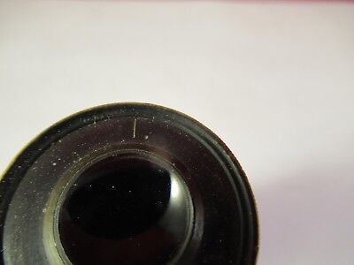 ANTIQUE BRASS EYEPIECE X5 BECK LONDON MICROSCOPE PART AS PICTURED #66-A-40