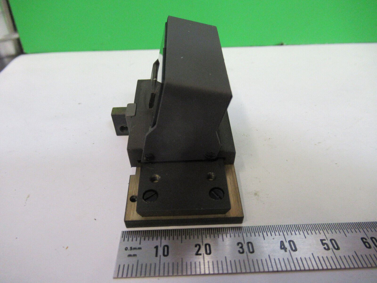 CARL ZEISS MOUNTED PRISM BEAM SPLITTER MICROSCOPE PART AS PICTURED #W5-B-21