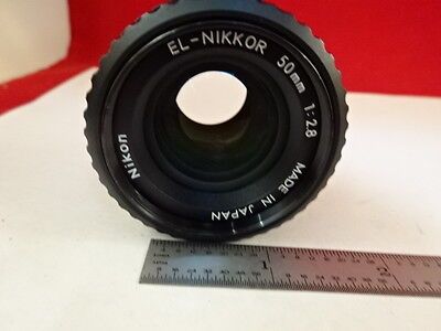 OPTICAL LENS NIKON JAPAN EL-NIKKOR OPTICS AS IS BIN#L8-A-06