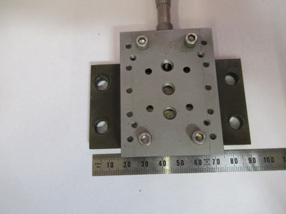 NEWPORT LASER OPTICS MICROMETER POSITIONING STAGE AS PICTURED S6-A-30