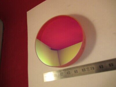 OPTICAL FLAT 1/10 WAVE COATED ZERODUR BEAM SPLITTER 3" DIAMETER OPTICS &14-A-08