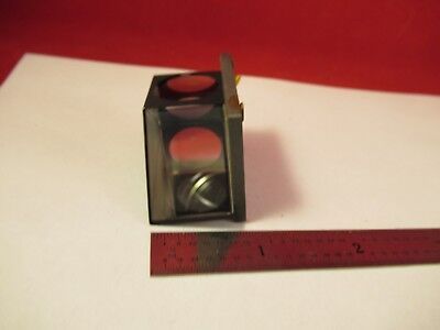 LEITZ WETZLAR GERMANY HEAD PRISM OPTICS OPTICAL MICROSCOPE PART AS PIC &99-FT-47