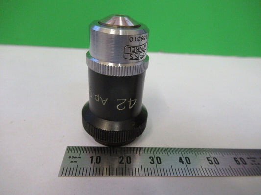 WINKEL ZEISS OBJECTIVE 42X OPTICS MICROSCOPE PART AS PICTURED &R3-B-24