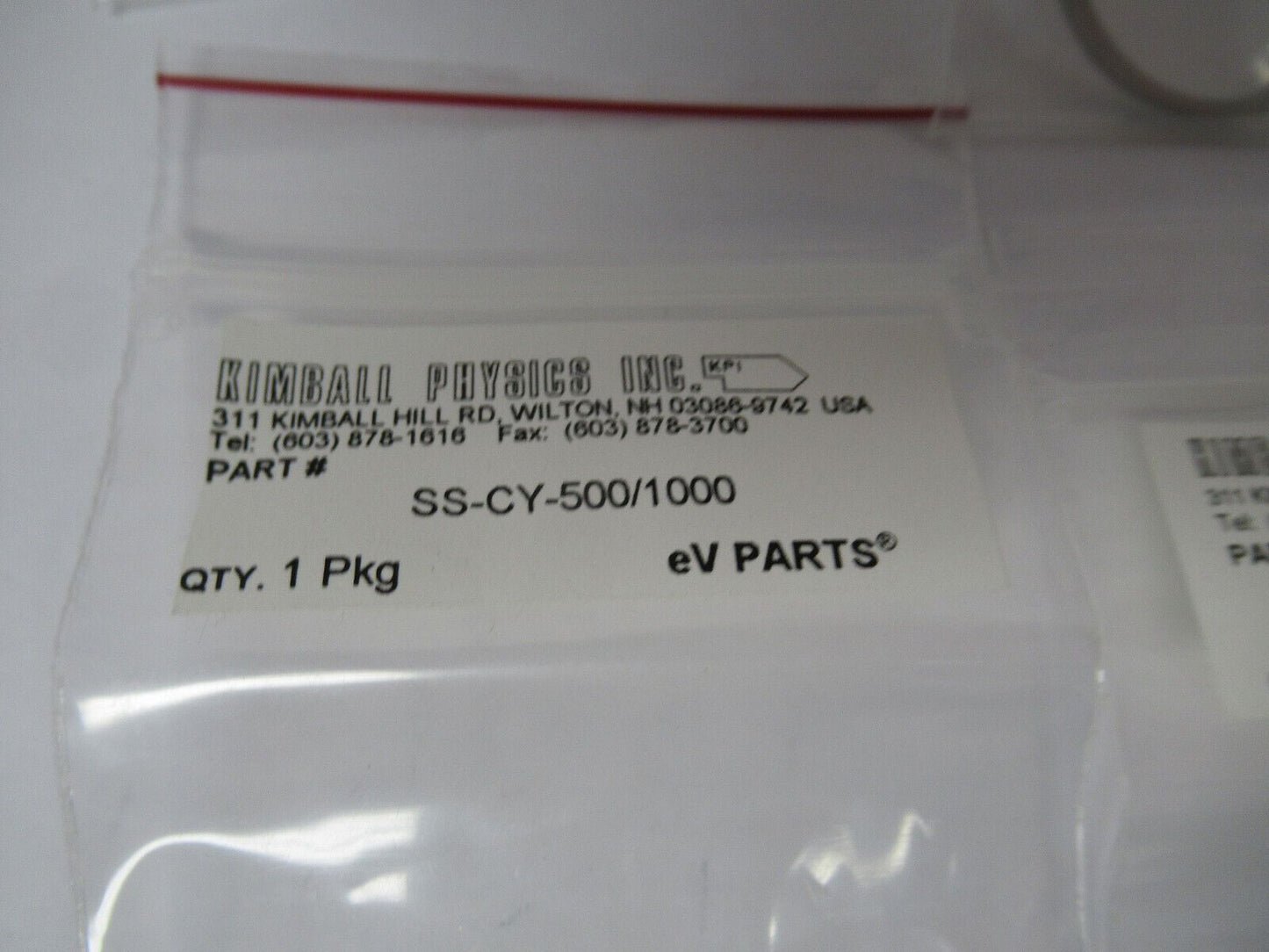 KIMBALL PHYSICS eV LOT PARTS HIGH VACUUM RATED AS PICTURED  #W1-A-33