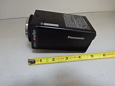 INDUSTRIAL PANASONIC MICROSCOPE CAMERA CCD GP-KR22 OPTICS AS IS #V3-C-02