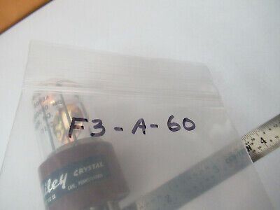 ANTIQUE BLILEY ELECTRIC GLASS PKG QUARTZ CRYSTAL 1 MHz FREQUENCY CONTROL F3-A-60