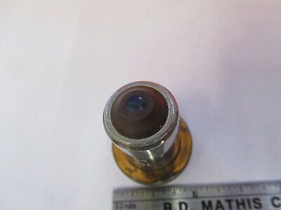 ANTIQUE CARL ZEISS GERMANY OBJECTIVE 10 MICROSCOPE PART AS PICTURED &8Z-A-125