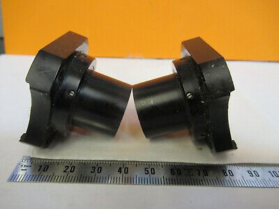 BRASS OCULAR HOLDER PAIR ZEISS GERMANY HEAD MICROSCOPE PART AS PICTURED &F1-A-09