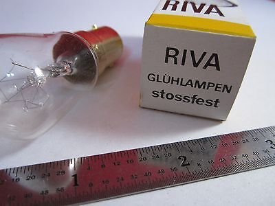 MICROSCOPE LAMP RIVA 235V 15W GERMANY ILLUMINATOR OPTICS AS IS BIN#D8