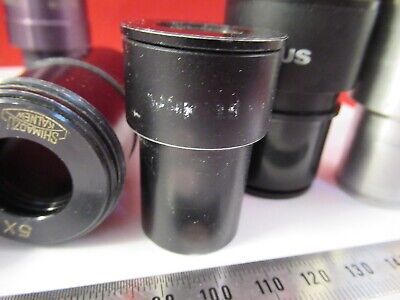 FOR PARTS LOT EYEPIECES ASSORTED OPTICS MICROSCOPE PART AS PICTURED &8-B-67