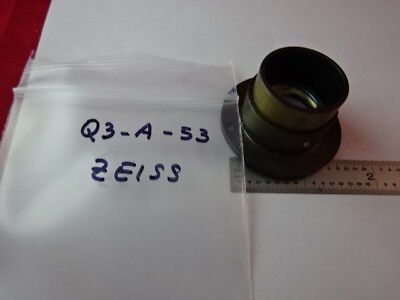 ZEISS GERMANY BRASS MOUNTED LENS IN35 MICROSCOPE PART AS IS #Q3-A-53