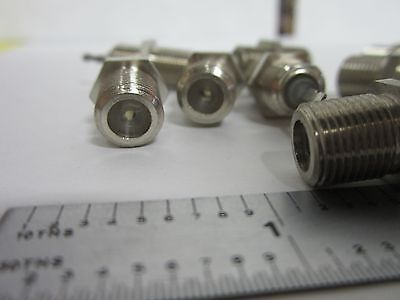 LOT 10 EA RF CABLE CONNECTOR TYPES AS IS BIN#J2-24