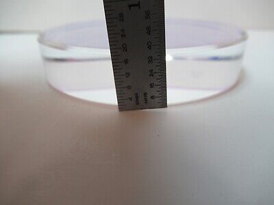 OPTICAL FLAT COATED 3" DIAMETER FUSED SILICA ZYGO OPTICS AS PICTURED &16-A-15