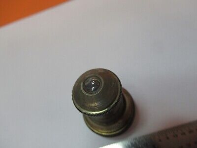 ANTIQUE BRASS BAUSCH LOMB 16mm OBJECTIVE MICROSCOPE PART AS PICTURED &W8-A-49