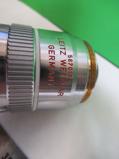 LEITZ GERMANY 567018 M32 OBJECTIVE LENS MICROSCOPE PART AS Pictured H3-B-01