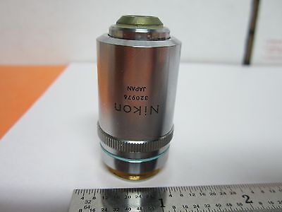 MICROSCOPE OBJECTIVE NIKON JAPAN DIC NOMARSKI 40X OPTICS BIN#B3-D-3