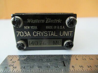 ANTIQUE QUARTZ CRYSTAL WESTERN ELECTRIC FREQUENCY CONTROL AS PICTURED F2-A-208